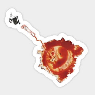 Womb Skateboard Hunter Sticker